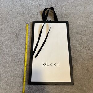 Gucci Monochrome Shopping Bag with Black Handles